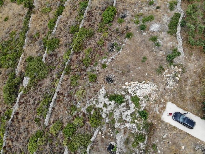 Plaka bei Chania Kreta, Plaka: Atemberaubendes Grundstück mit Panoramablick auf Meer und Berge zu verkaufen Grundstück kaufen